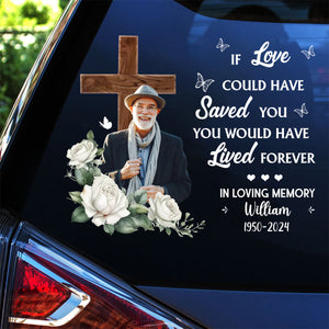 Although We Are Apart Your Spirit Lives Within Me Personalized Memorial Decal/Sticker