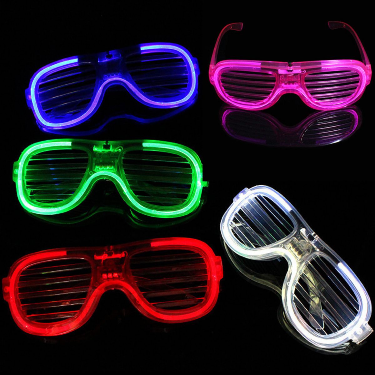 Colorful LED Glasses Party Decoration