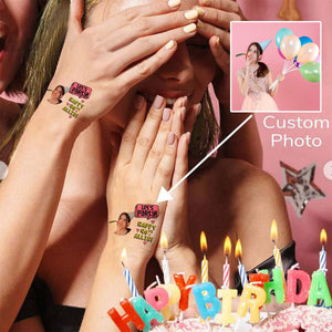 Personalized Temporary Tattoo for All Party with Face