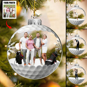 Custom Photo For The Love Of The Game - Personalized Ornament