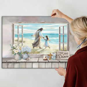 Personalized  Christian Gifts for Women I Hope You Dance Christian Art Canvas