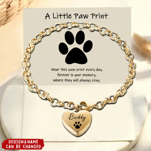 Personalized heart urn bracelet For Pet Ashes