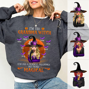 I'm A Grandma Witch Personalized Sweatshirt