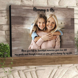 Those We Love Don't Go Away - Personalized Memorial Gift Canvas Poster