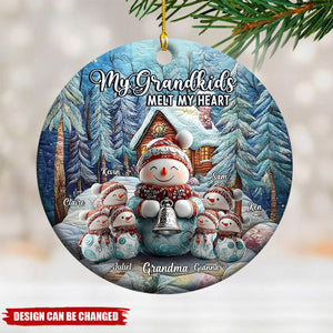 Sweet Grandma – Personalized Merry Christmas Ornament