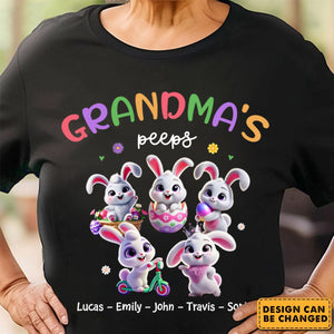 Personalized Easter Gift Grandma's Bunny T Shirt