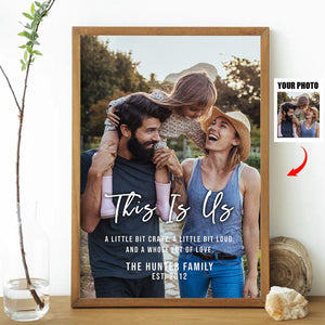 Personalized This is Us Family Photo Poster