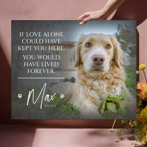 Personalized Pet Memorial Gift, Pet Loss Gifts for Owner-Canvas