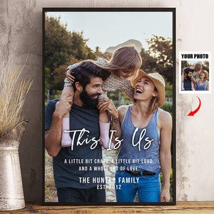 Personalized This is Us Family Photo Poster