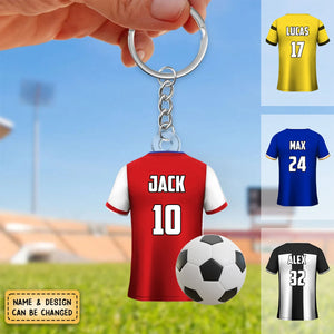 Personalized Basketball , Soccer ,American football Acrylic Keychain