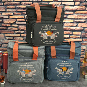 Personalized Cooler Bag Outdoor Picnic Gift For Couple