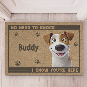 Personalized Custom Home Decor Decorative Mat - House Warming Gift For Pet Owners, Pet Lovers