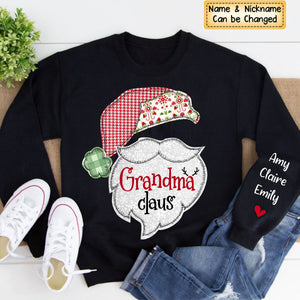 Mimi Claus Christmas With Grandkids Personalized Sweatshirt