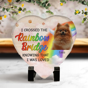 Custom Photo You Were My Favourite Hello And My Hardest Goodbye - Personalized Custom Heart Shaped Memorial Stone