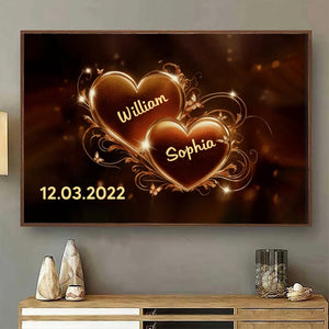 Personalized Poster - Couple Art, The Perfect Gift for Him or Her, Celebrate Your Love with a Beautiful Portrait