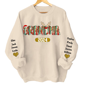 Love Grandmalife Personalized Sweatshirt - For Nana Mimi - Custom Kid Names