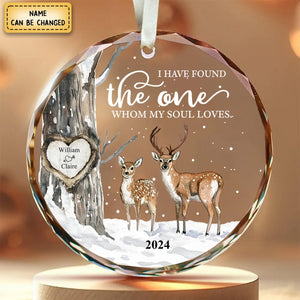 Married Little Christmas – Gift For Wedding Personalized Glass Ornament Holiday Decoration