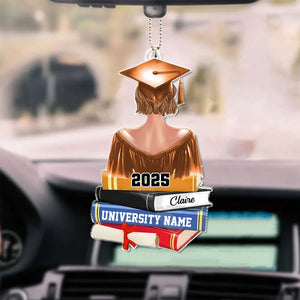 Personalized Graduation Class Senior Graduate Gift Acrylic Car Ornament