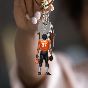 Personalized Keychain Gifts For Football Player