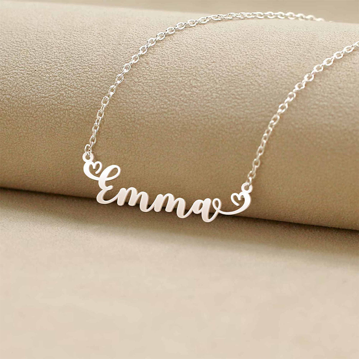 Personalized I Love You Forever And Always - Custom Name Necklace