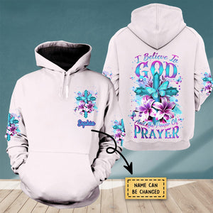 I Believe In God Women's All Over Print Hoodie