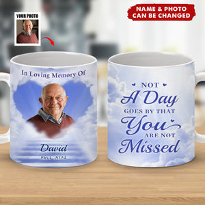 Custom Photo Your Spirit Lives On - Memorial Personalized Custom Mug