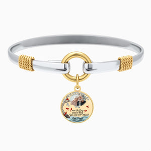 Custom Photo Memorial Cardinal Personalized Two-Tone Bracelet