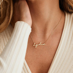 Personalized I Love You Forever And Always - Custom Name Necklace