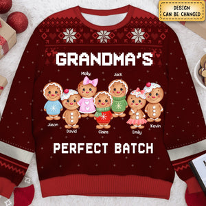 Grandma’s Love And Kid’s Laughter Make Christmas Special - Family Personalized Sweatshirt