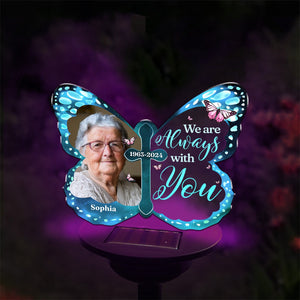 Custom Photo Your Wings Were Ready - Personalized Custom Solar Light