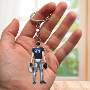 Personalized Keychain Gifts For Football Player