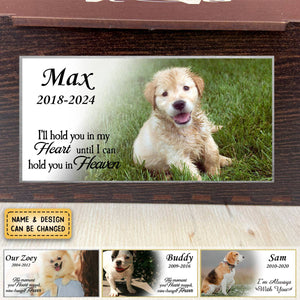 Pet Memorial Plaque, Personalized Photo Commemorative Urn Plaque