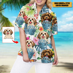 Personalized Dog Men's Hawaiian Shirt