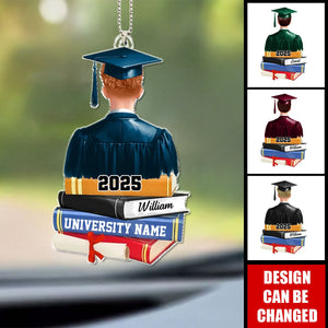 Personalized Graduation Class Senior Graduate Gift Acrylic Car Ornament