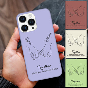 I'll Be There Pinky Promise - Bestie/Couple Personalized Phone Case