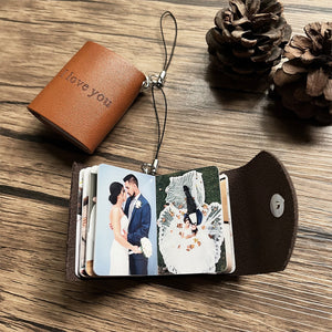 Mini personalized photo album, birthday gift album keychain, Valentine's Day gift