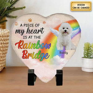 Custom Photo You Were My Favourite Hello And My Hardest Goodbye - Personalized Custom Heart Shaped Memorial Stone