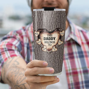 Heart Of Dad - Personalized Tumbler