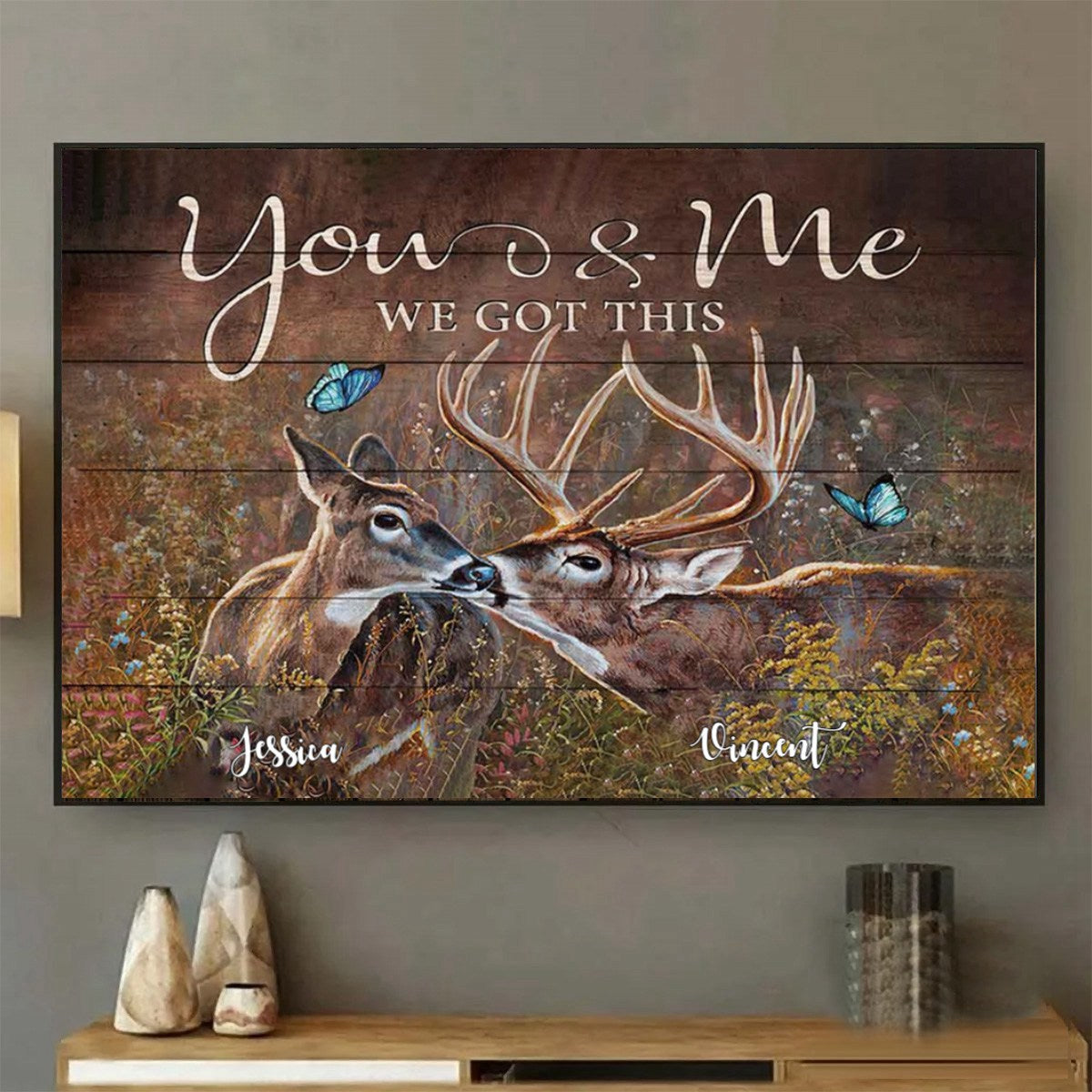 You&Me We Got This-Hunting Couple - Personalized Poster