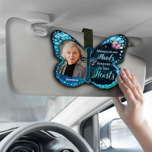 Always Beside You - Personalized Butterfly Car Visor Clip