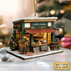 Personalized Gifts For Her Ornament Coffee Shop