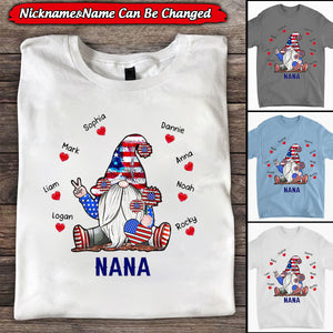 Personalized Nana  Family Kid Name T-Shirt