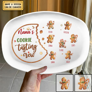 Nana's Perfect Batch - Family Personalized Custom Platter - Christmas Gift For Mom, Grandma