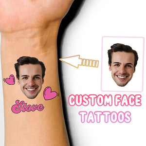 Personalized Temporary Tattoo for All Party with Face