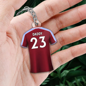 Personalized Basketball , Soccer ,American football Acrylic Keychain