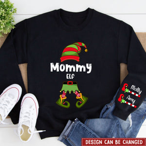 Personalized Nana Elf - Happy Christmas Sweatshirt