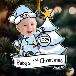 Baby's First Christmas - Personalized Acrylic Photo Ornament