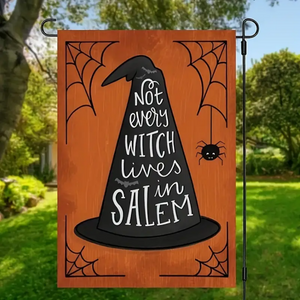 Halloween Garden Flag Not Every Witch Lives in Salem