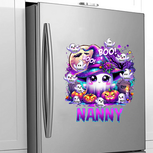 Grandma Ghost Boo! Personalized Holloween Decal