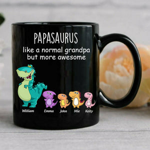 Grandpasaurus/Dadsaurus And Kids Personalized Mug